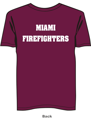 Fireman T-Shirt maroon