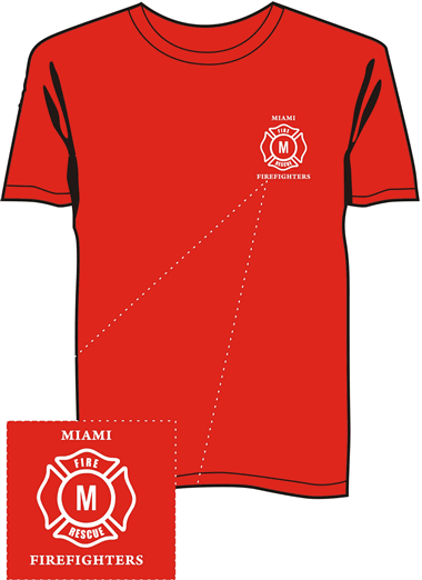 Firefighter T-Shirt red